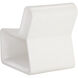 Odyssey White Outdoor Lounge Chair